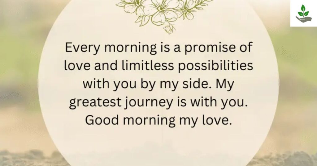 Good Morning Love Message