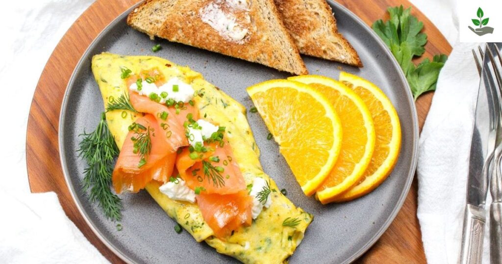 Salmon Omelette