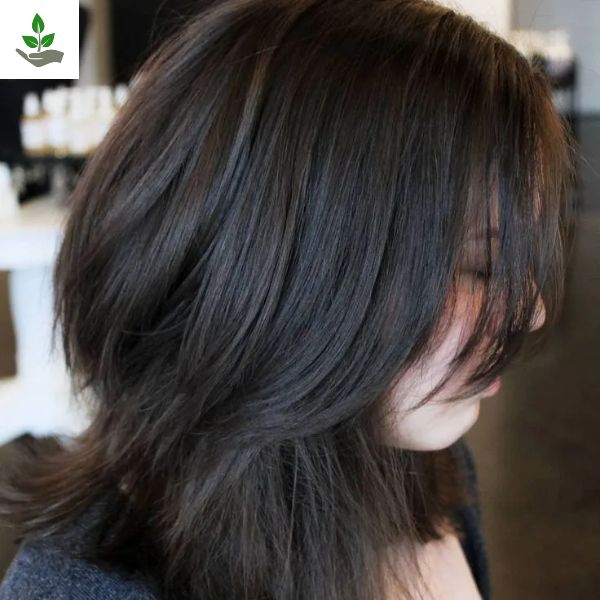 Wolfcut hairstyle